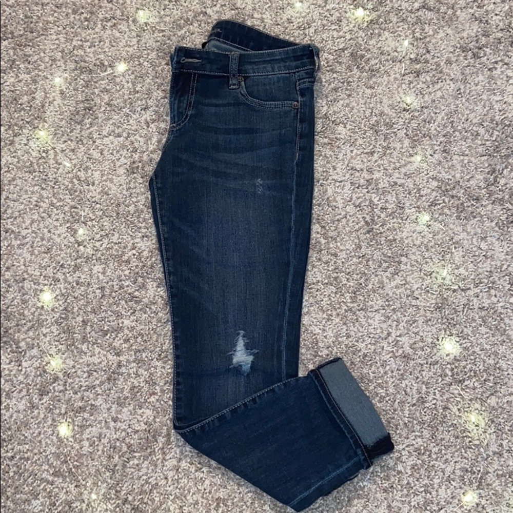 NWOT KUT FTK Boyfriend Cropped Jean - Picture 1 of 8